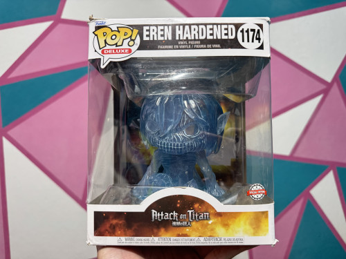 Rara EdiÇÃo Especial Funko Pop Eren Hardened Attack On Titan Attack On Titan #1174 - Produto Original