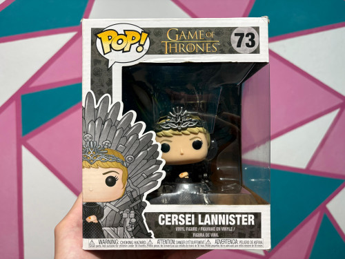 Raro E Novo Funko Pop Cersei Lannister On The Iron Throne Game Of Thrones #73 - Produto Original
