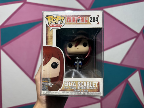 Raro E Novo Funko Pop Erza Com Protetor-Fairy Tail-284