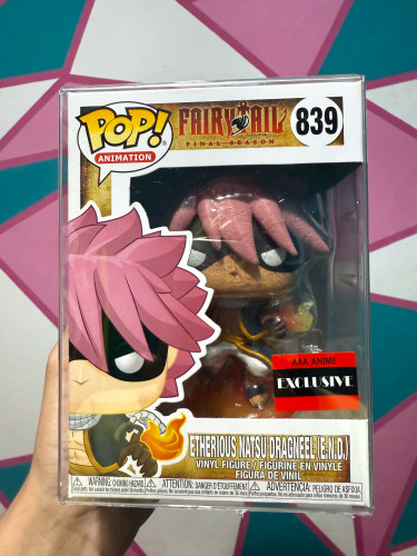 RARO E NOVO Funko Pop Etherious Natsu Dragneel END COM PROTETOR-Fairy Tail-839