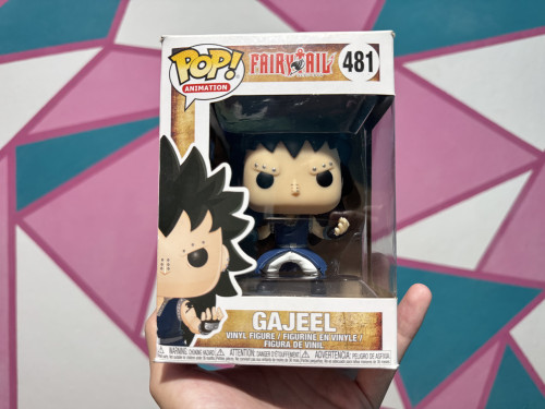 Raro E Novo Funko Pop Gajeel 481 Fairy Tail #481 - Produto Original