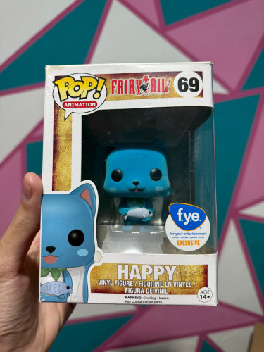 Raro E Novo Funko Pop Happy Avelulado Exclusivo Fye-Fairy Tail-69