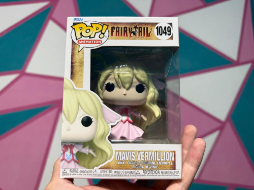 RARO E NOVO Funko Pop Mavis COM PROTETOR Fairy Tail #1049 - Produto Original