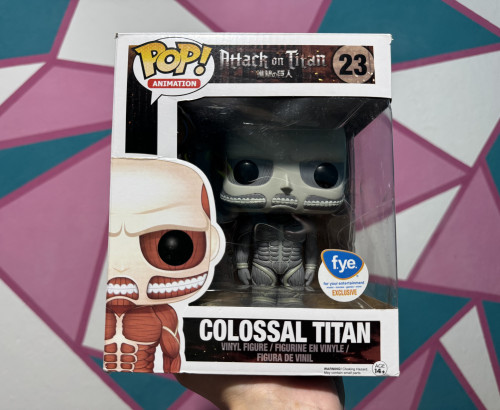 Raro Funko Pop Colossal Titan Edição Exclusiva Fye-Attack On Titan-23