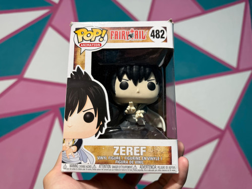 RARO Funko Pop Zeref Fairy Tail Fairy Tail #482 - Produto Original