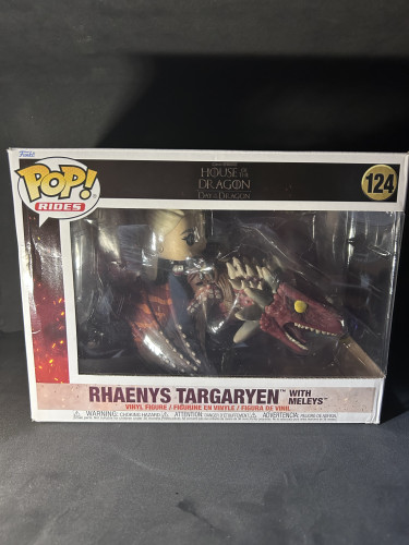 RHAENYS TARGARYE with Meleys House Of The Dragon #124 - Produto Original