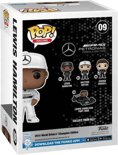 Funko Pop Racing - Lewis Hamilton With Helmet-Fórmula 1-09