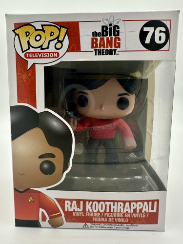 Funko Pop Raj Koothrappali (Star Trek)-The Big Bang Theory-76