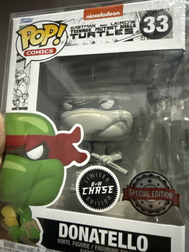 Funko Pop Raphael - Leonardo- Donatello - Michelangelo chase - Teenage Mutant Ninja Turtles - #34