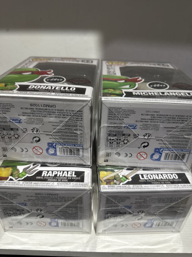 Funko Pop Raphael - Leonardo- Donatello - Michelangelo chase - Teenage Mutant Ninja Turtles - #34