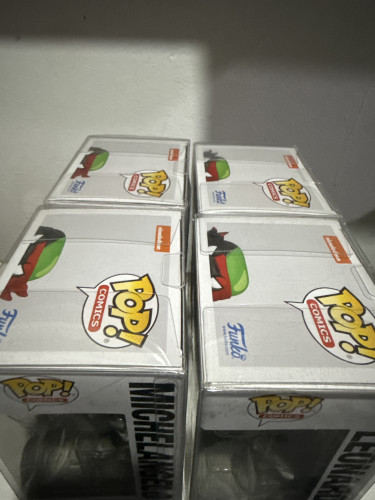 Funko Pop Raphael - Leonardo- Donatello - Michelangelo chase - Teenage Mutant Ninja Turtles - #34