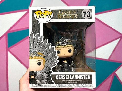 Raro E Novo Funko Pop Cersei Lannister On The Iron Throne Game Of Thrones #73 - Produto Original