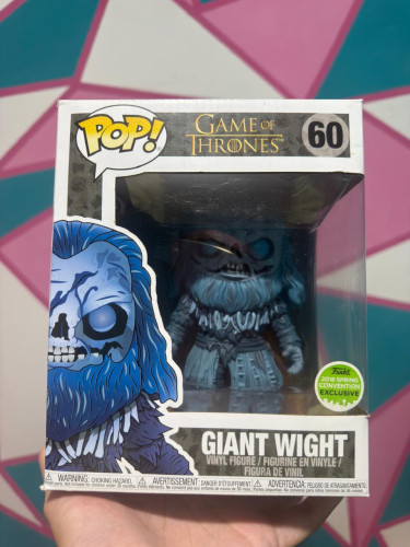 Raro Funko Pop Giant Wight Game Of Thrones #60 - Produto Original