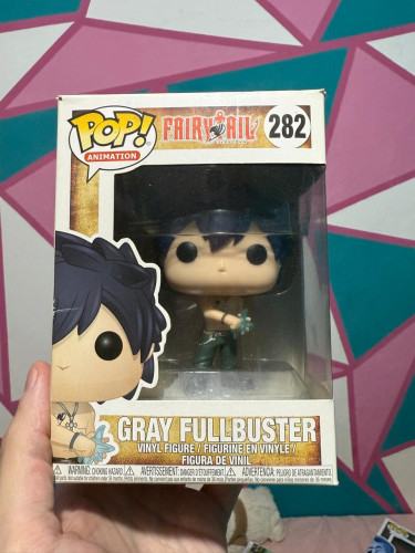 Raro Funko Pop Gray Fullbuster Fairy Tail #282 - Produto Original