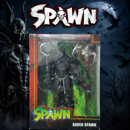 Raven Spawn - McFarlane Toys Spawn (Released in 2021, 28cm altura, 8 largura, e 20 de comprimento) ### # - Produto Original