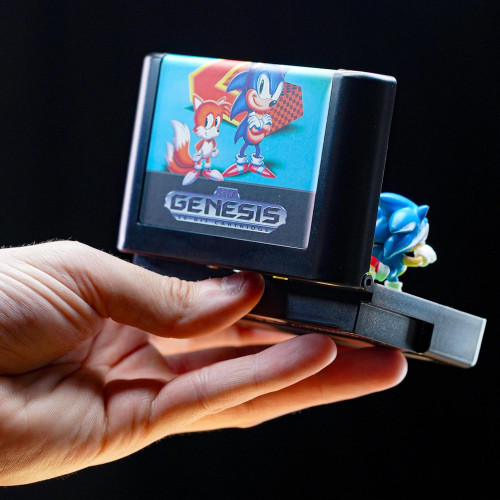 Action Figures Retro SEGA Genesis: Diorama Playset - Mini Sonic & Tails - Sonic The Hedgehog 2 - #