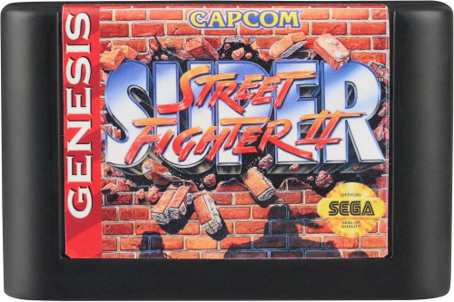 Action Figures Retro SEGA Genesis: Diorama Playset - Street Fighter II - Ryu e Ken - Street Fighter II - #