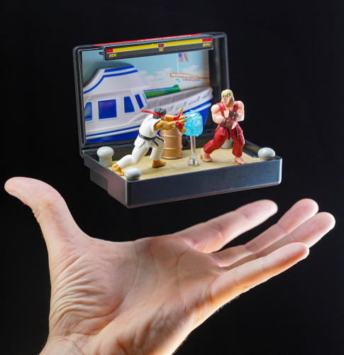 Action Figures Retro SEGA Genesis: Diorama Playset - Street Fighter II - Ryu e Ken - Street Fighter II - #