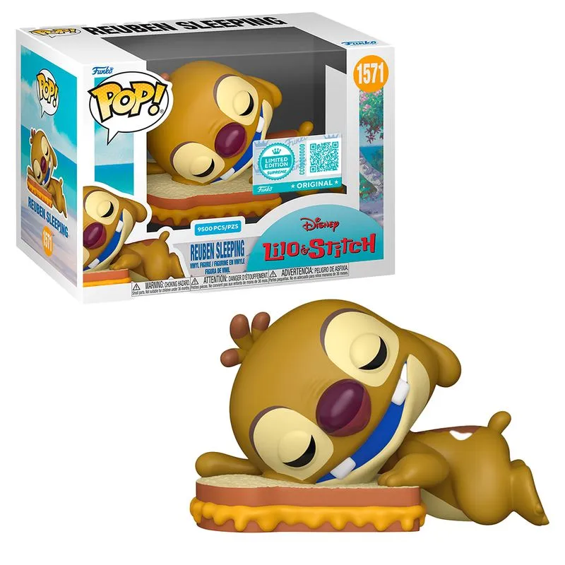 Reuben Sleeping 1571 Funko Pop Exclusivo 9500 Peças Lilo Stitch Disney-Disney Lilo & Stitch-1571