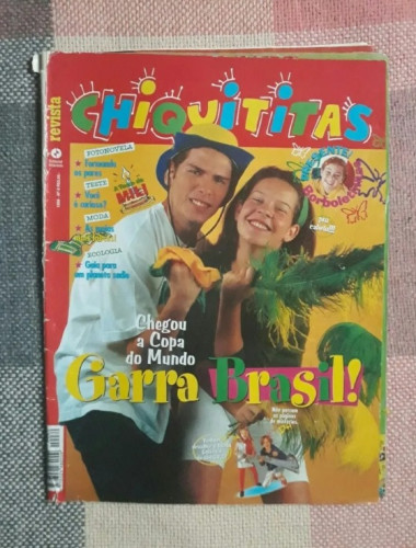 Revista Chiquititas (1998) - Fernanda Souza, Gisele Frade Chiquititas #8 - Produto Original