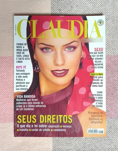 Revista Claudia - Eduardo Moscovis, Skank, Sônia Braga Revista Claudia #464 - Produto Original