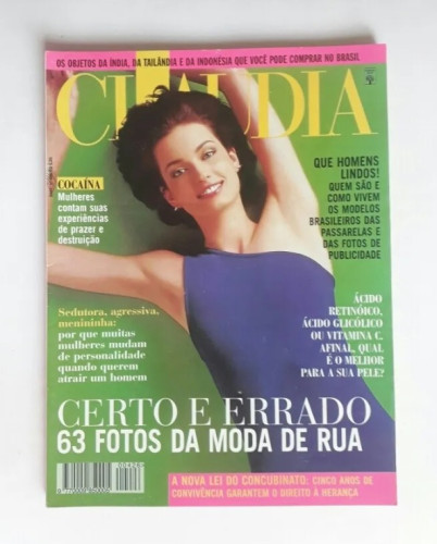 Revista Claudia - Março De 1997 - Evita Perón Revista Claudia #426 - Produto Original