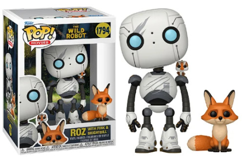 {prÉ-venda] Funko Pop - Wild Robot/robo Selvagem - Roz With Brightbill & Fink 1795-Disney Funko-0795