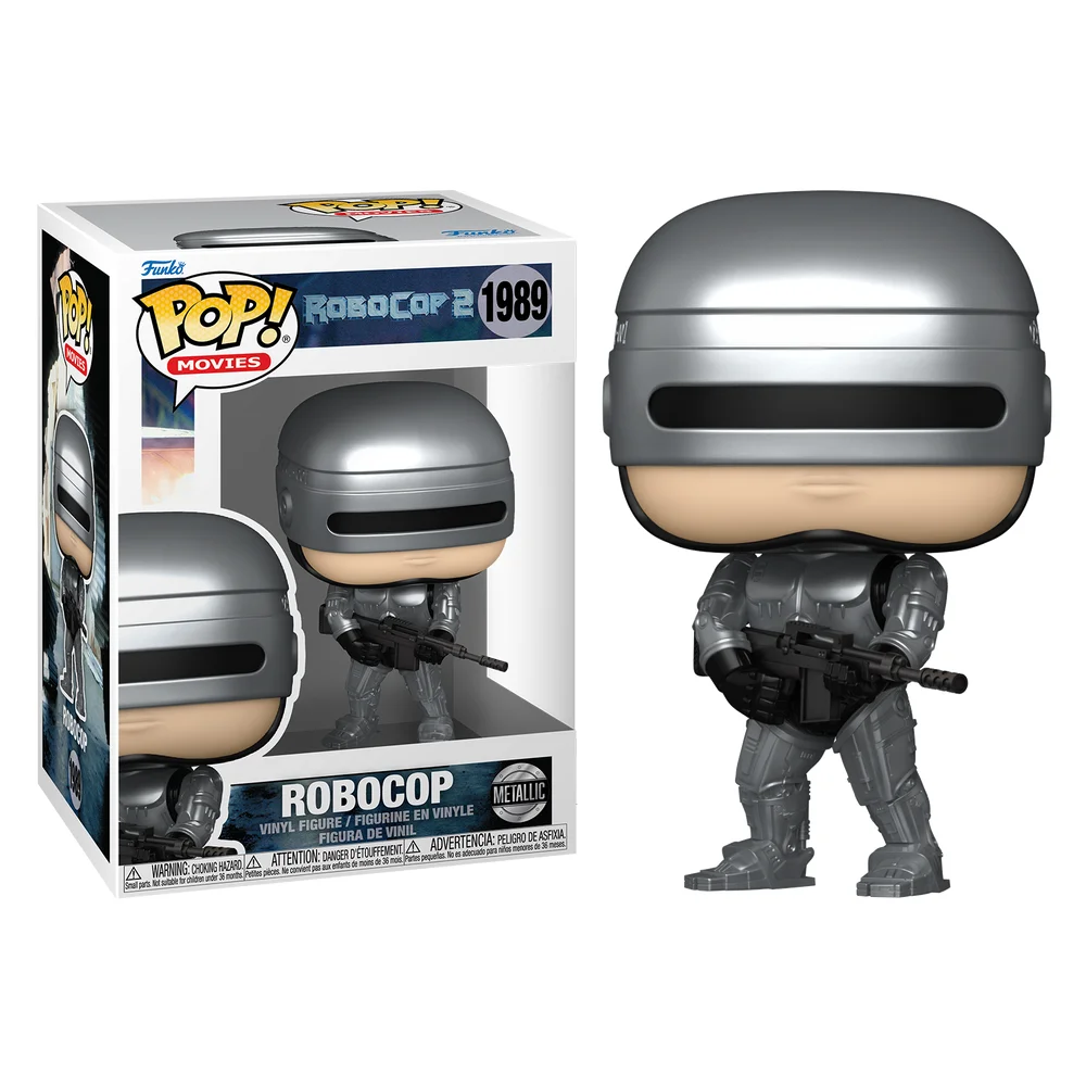 Robocop 1989 Metallic Funko Pop - Robocop 2 - #1989 FUNKO POP #1989 - Produto Original