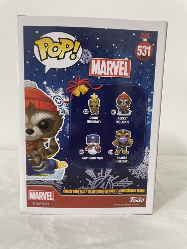 Funko Pop Rocket (holiday) - Marvel Studios - #531