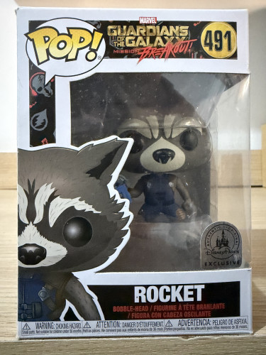 Rocket Raccoon Disney Guardiões da Galáxia Guardians Of The Galaxy Mission Breakout! #491 - Produto Original