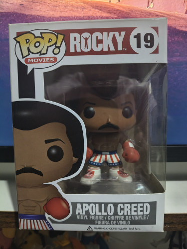 Funko Pop Apollo Creed  19 - 1ª versão Rocky Balboa #19 - Produto Original