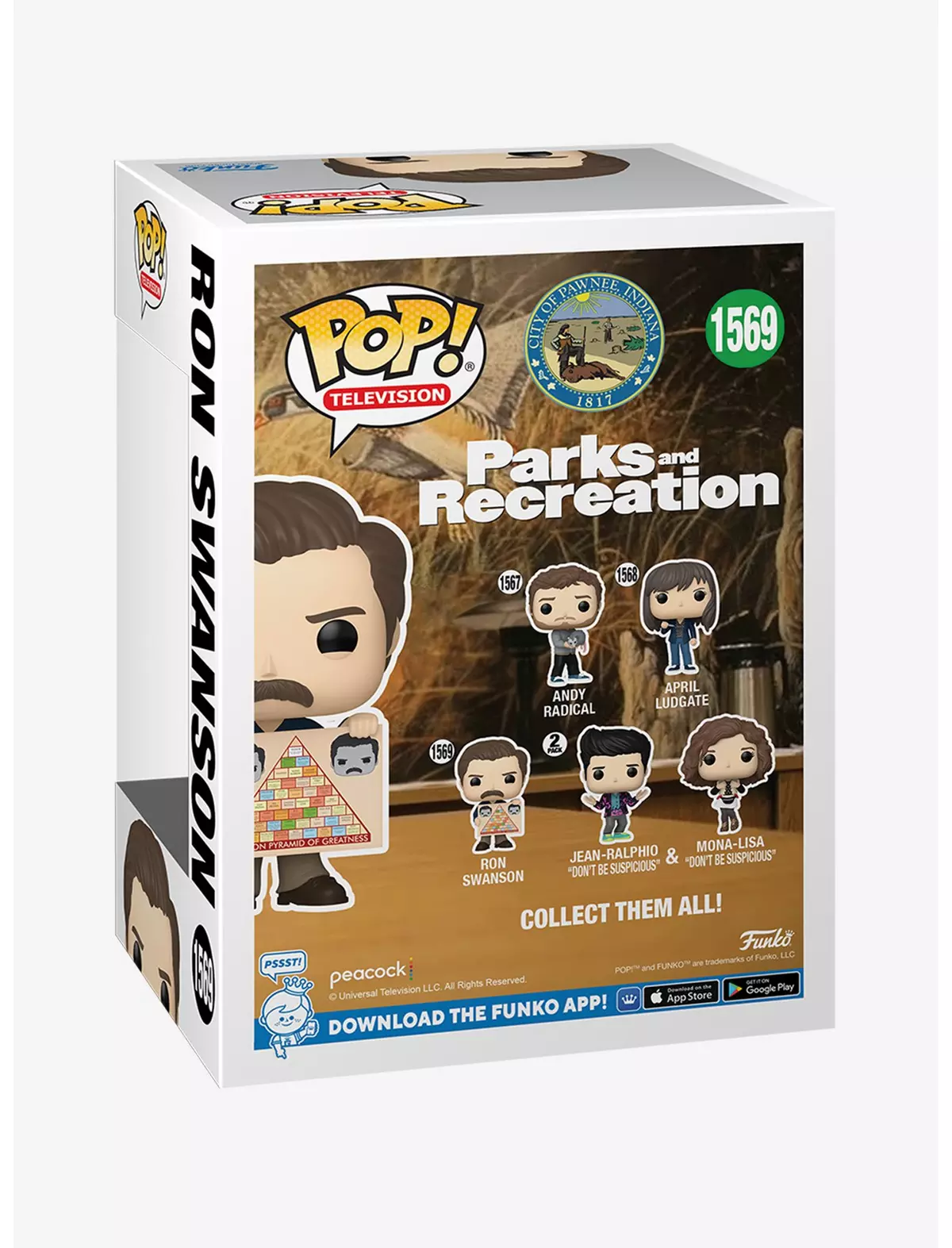 Funko Pop Ron Swanson - Television Parks And Recreation - #1569