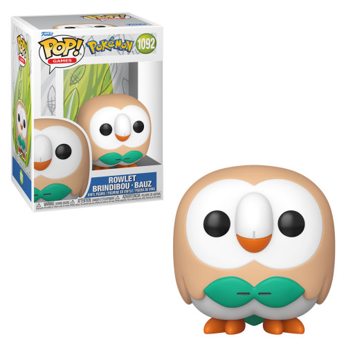 Funko Pop Rowlet Pokemon #1092 - Produto Original