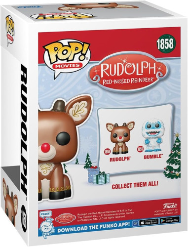 Funko Pop Rudolph Sitting - Rudolph The Red-nosed Reindeer-Rudolph The Red-Nosed Reindeer-1858