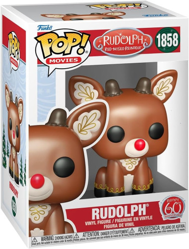 Funko Pop Rudolph Sitting - Rudolph The Red-nosed Reindeer - Rudolph The Red-Nosed Reindeer - #1858
