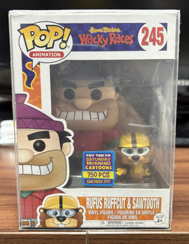 Funko Pop Ruffus Ruffcut & Sawtooth-Wacky Races-245