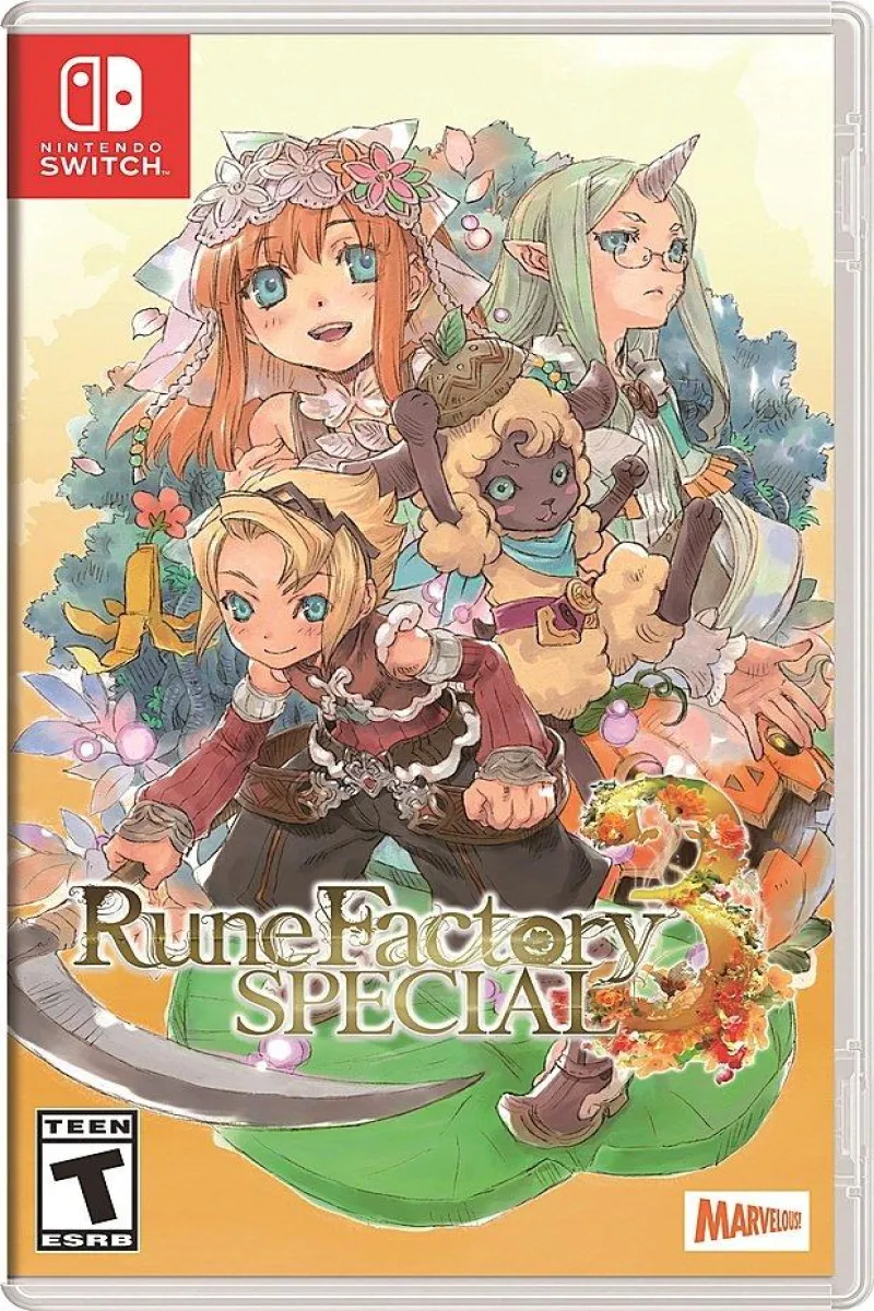 Rune Factory 3 Special Switch Lacrado Mídia Física Americano-Nintendo Switch-