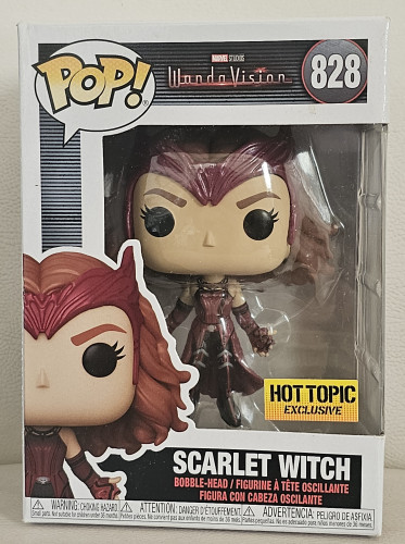 SCARLET WITCH WANDA HOT TOPIC Marvel WandaVision #828 - Produto Original
