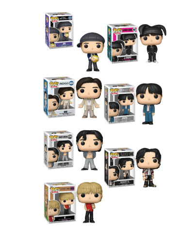 Funko Pop SET (V #469 + RM #464 + Jin #465 + Jung Kook #470 + August D #466 + J-Hope #467 + Jimin #468)-BTS-0