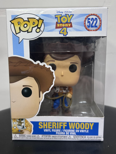 SHERIFF WOODY funko Pop Toy Story 4 #522 - Produto Original