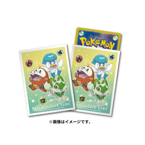 SLEEVE POKÉMON: INICIAIS PALDEA Pokemon Estampas Ilustradas # - Produto Original
