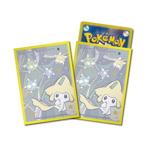 SLEEVE POKÉMON: JIRACHI CONEXÃO ESTELAR PREMIUM GLOSS AMARELO-Pokemon Estampas Ilustradas-