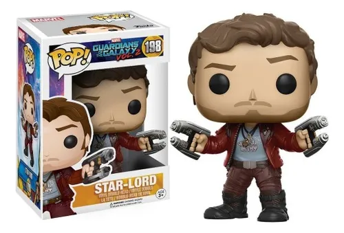 Funko Pop STAR-LORD-Marvel Guardiões Da Galaxia-198