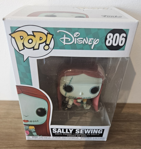 Funko Pop Sally Sewing Caixa Danificada Disney Nightmare Before Christmas #806 - Produto Original