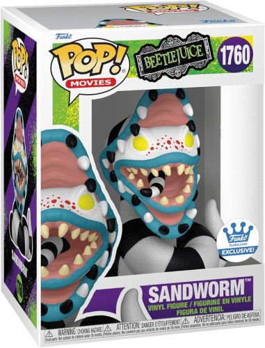 Sandworm 1760 Funko Pop Beetlejuice Exclusivo - Beetlejuice - #1760 FUNKO POP #1760 - Produto Original