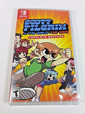 Scott Pilgrim Vs. The World The Game Complete Edition Limited Run Switch Mídia Física Lacrado Americano-Nintendo Switch-
