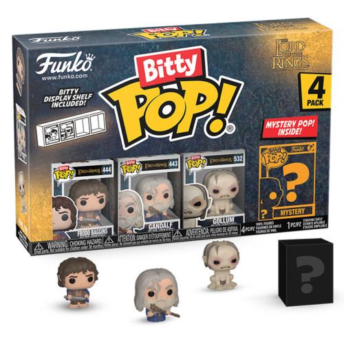 Senhor dos Anéis Pack4 Bitty Pop Frodo O Senhor Dos Anéis #75456 - Produto Original