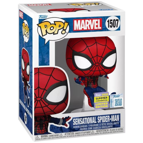 Funko Pop Sensational Spider-Man - Marvel Spider-Man Homem-Aranha - #1507