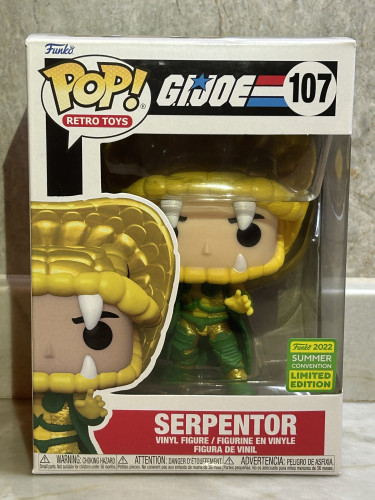 Funko Pop Serpentor - Limited Edition - Summer Convention 2022 --Retro Toys G.I. Joe-107