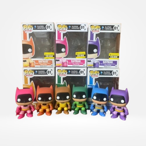 Set Dc Batman Rainbow 75th Anniversary | Funko Pop!-Batman Rainbow 75th Anniversary-1